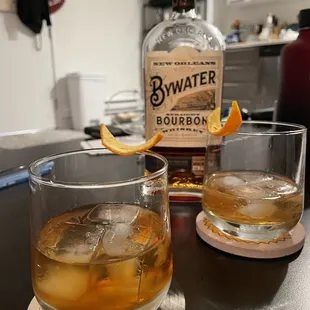 homemade old fashioneds with our seven three bourbon!