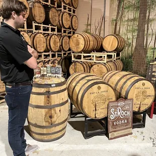 St. Roch Vodka tasting...from the barrel.