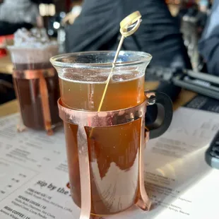 Cinnamon cider - extreme strong cinnamon and acidic.  Not great.  Need caramel and whip cream