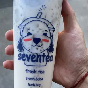 honey brown rice milk tea