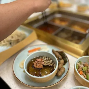 Brown Sugar Jelly + added toppings from the salad bar