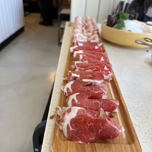 Meter Sliced Beef