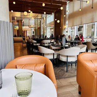 the dining area