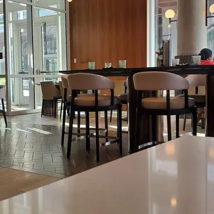 Entrance and seating