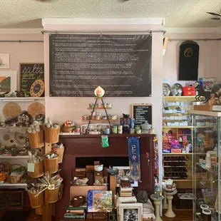 Inside side view of Seventh Street Gifts