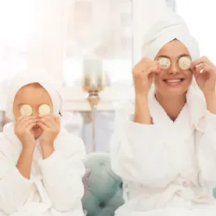 Mother's day at the spa.