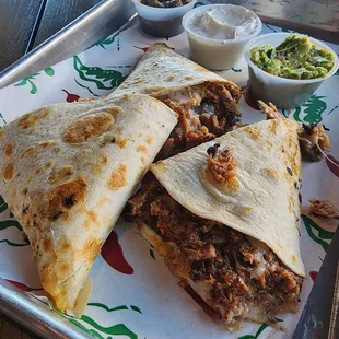 My friend said the pork quesadilla was incredible!