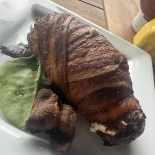 Bacon wrapped jalapeño-