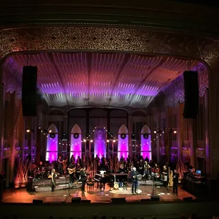 Ricky Skaggs performing with Keith and Kristyn Getty.