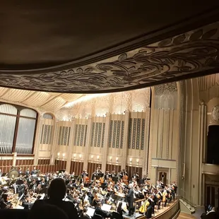 12 April 2019 -- Cleveland Institute of Music students performing with guest conductor Robert Spano.