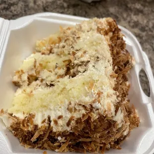 My mom is obsessed with coconut and loved this flavorful, fluffy cake.