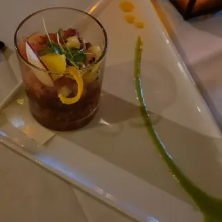 Tuna Old Fashioned Ceviche