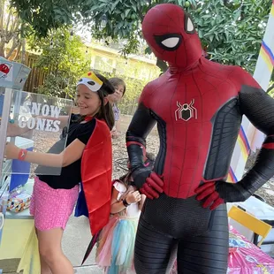 This hot weather is perfect for snow cones