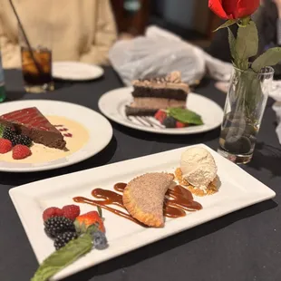 Flourless Chocolate Torte Fried Fresh Apple Pie Sevy's Chop Salad - Regular