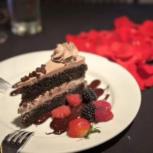 Chocolate Chip Chocolate Mousse Cake