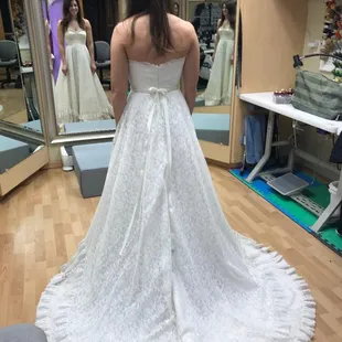 Vintage gown after re-design