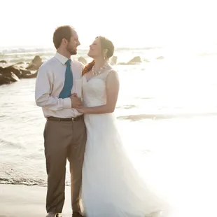 Lee made my David&apos;s Bridal dress look great and actually fit me!