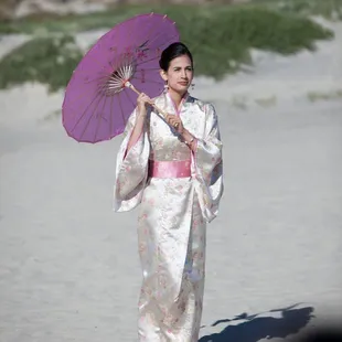 Kimono she made from scratch!