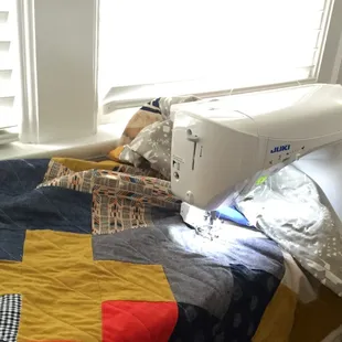 Juki sewing machines and sergers.