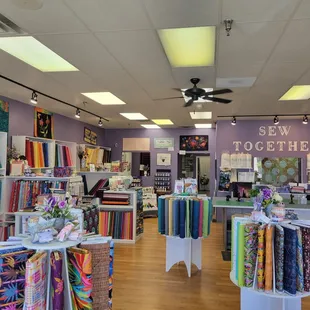 Inside our beautiful shop.