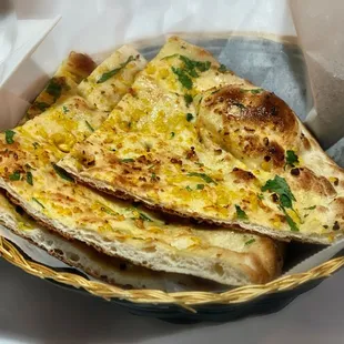 Delicious Garlic Naan