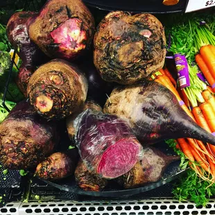 beets and carrots