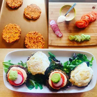 a platter of food