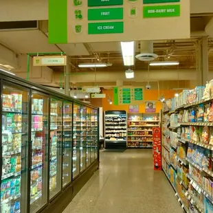 a grocery store aisle