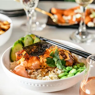 Teriyaki Salmon Bowl