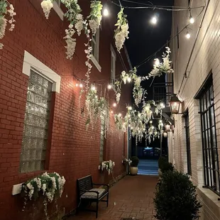 Alley entrance to the venue