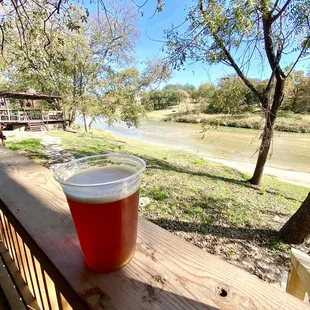 Nice, shady view of the Paluxy River from the patio.