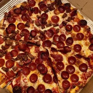 Pepperoni + sausage