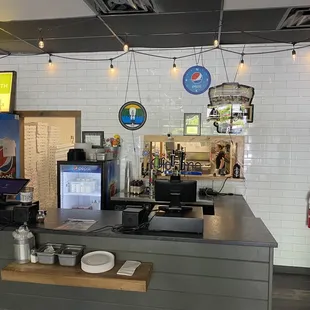 Checkout area