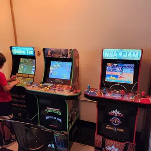 a boy playing a video game