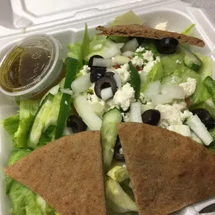 Greek salad - simple, but good