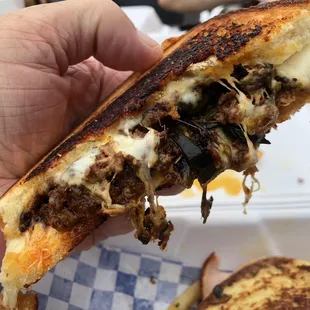 Sexy Grilled Cheese and Salad