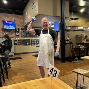 sushi and sashimi, interior