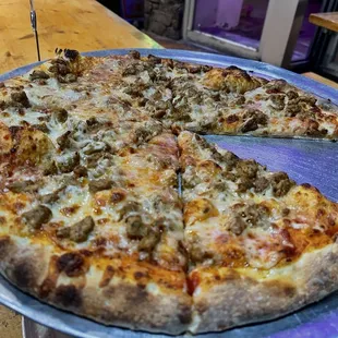 Sausage, spicy sausage Safer Pizza 16"