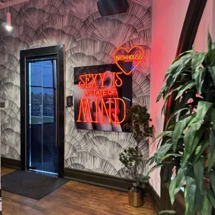 Entrance to the bathroom