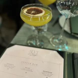 drink, oysters and mussels