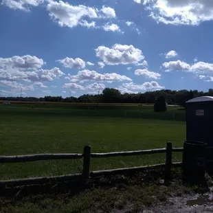 Soccer fields.