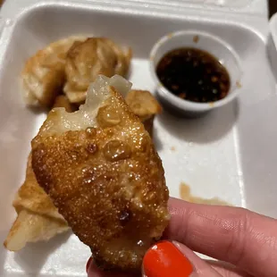 What it looks like outside of Fried dumpling