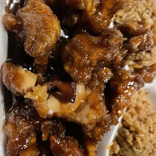 Orange chicken