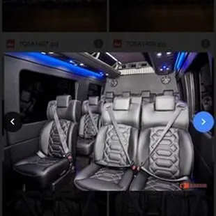 12 Passenger Mercedes Sprinter with big screen and captain chairs