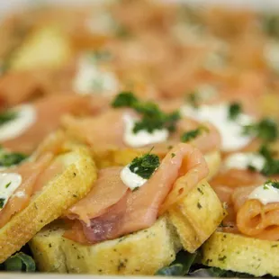 Smoked Salmon Crostini