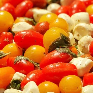 Heirloom tomato salad.