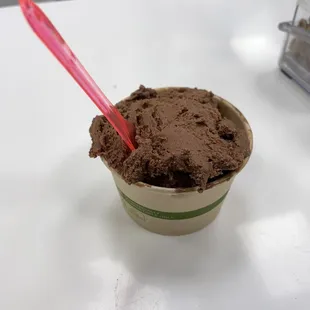 Chocolate gelato