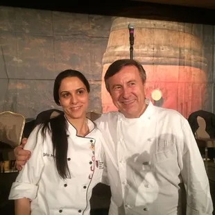 With Chef Baloud, honored to work with him