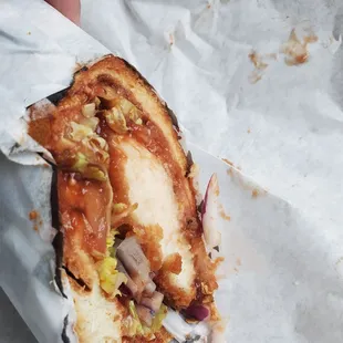 Chicken bbq sandwich