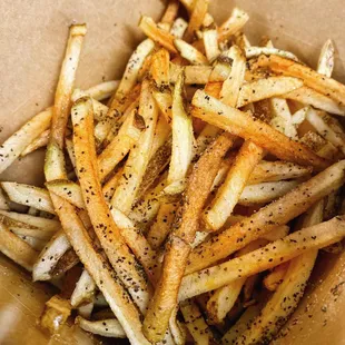 Crispy seasoned fries!